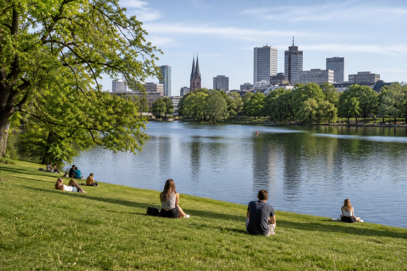 Stadtpark am Wasser